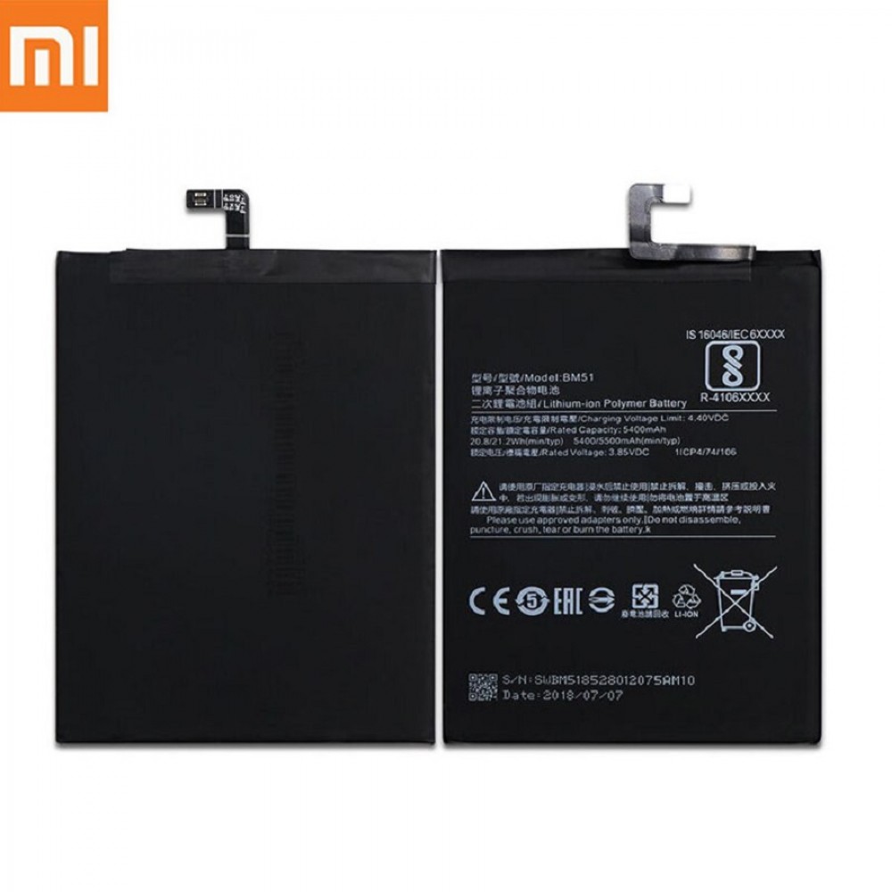 Xiaomi Mi Max 3 Batarya