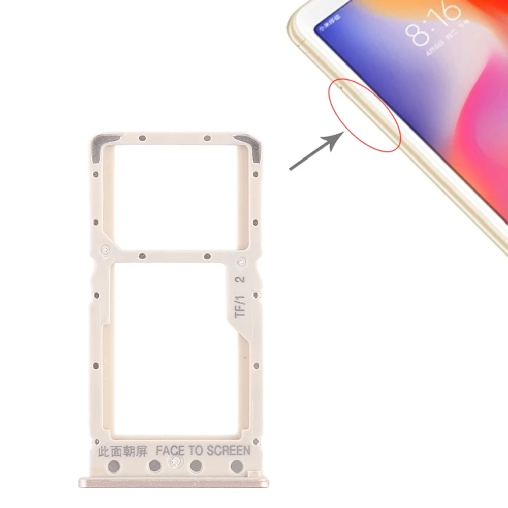 Redmi 6A Servis Sim Kart Tepsisi